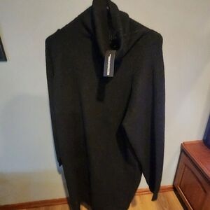 Black Turtleneck Sweater Dress